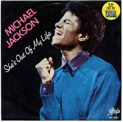 1979-MICHAEL JACKSON-SHE'S OUT OF MY LIFE-德国版7寸单曲唱片