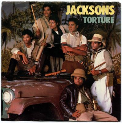 1984-THE JACKSONS-TORTURE-美国版7寸单曲唱片