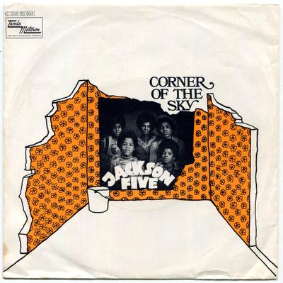 1972-THE JACKSON FIVE-CORNER OF THE SKY-德国版7寸单曲唱片