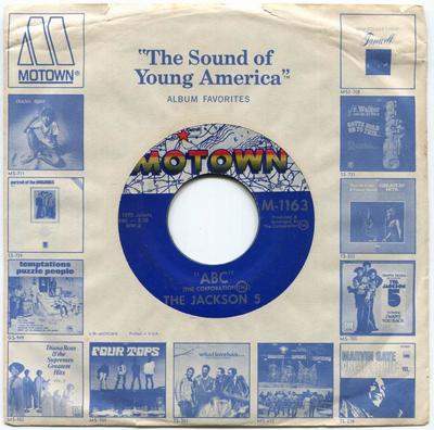 1970-THE JACKSON FIVE-ABC&THE YOUNG FOLKS-美国版7寸单曲唱片